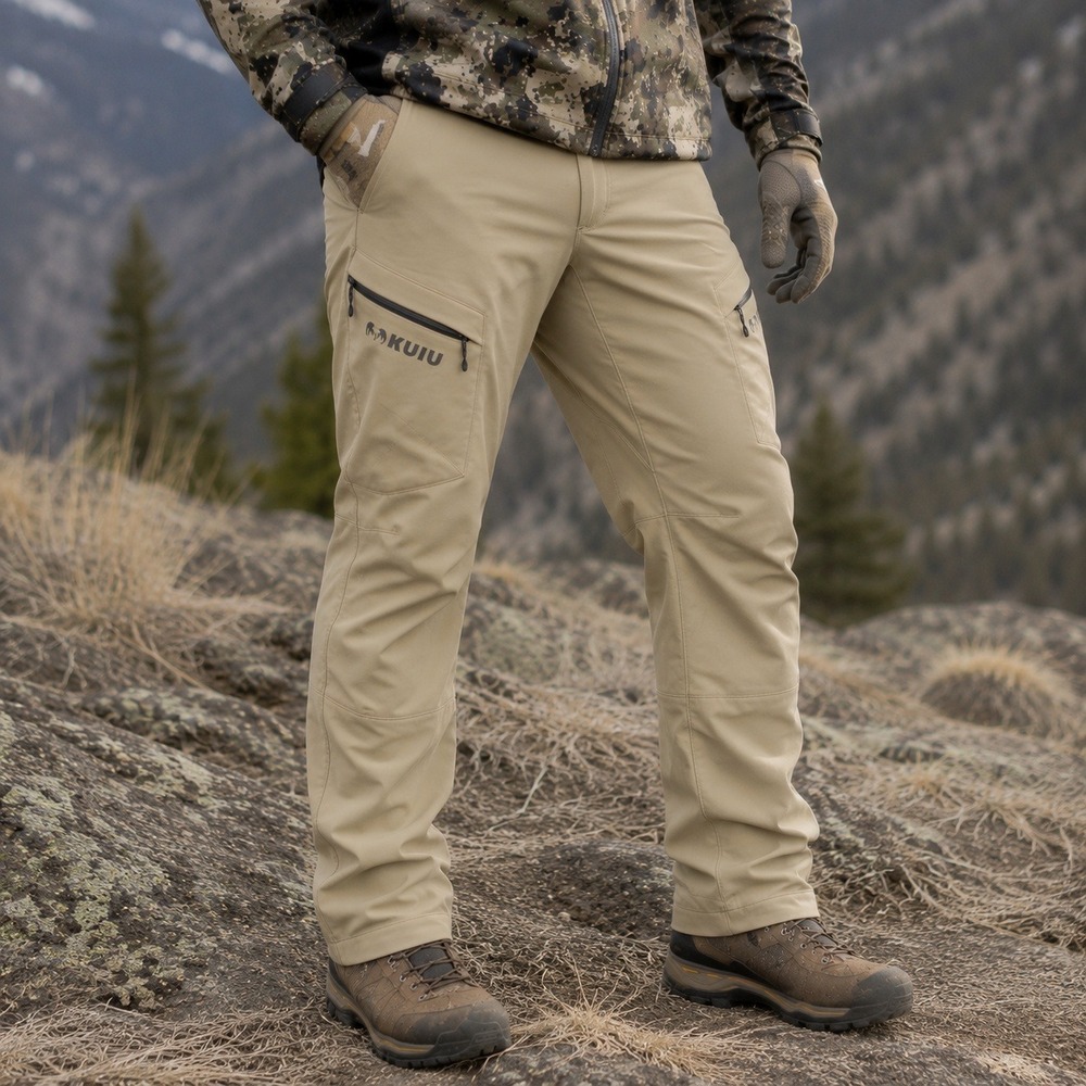 KUIU Attack Pants Primeflex DWR Makspec Tan Hunting Hiking Outdoor Men's 42x34